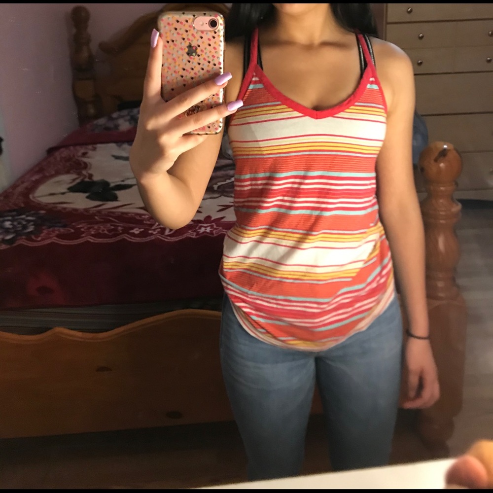 Colorful Striped Tank Top